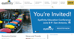 Desktop Screenshot of eyefinity.com